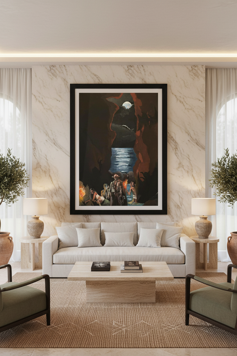 MXA 111- The Cave of Torment  Print- Premium Matte Paper Poster 21x29.7 cm / 8x12"
