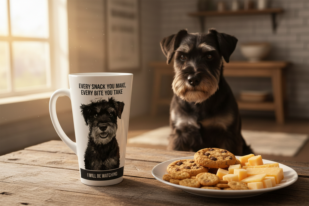 MXM 484 - Every Snack You Make - White Latte 17oz Ceramic Mug