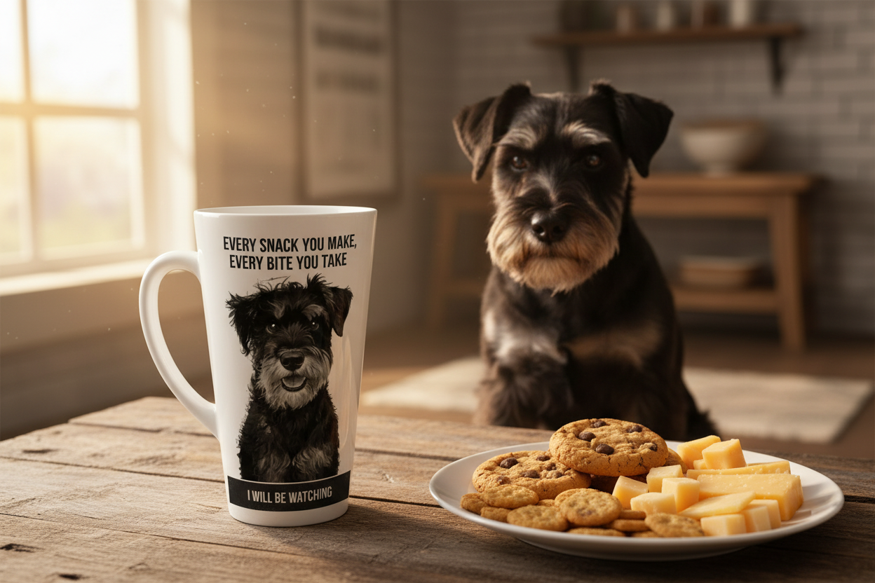 MXM 484 - Every Snack You Make - White Latte 17oz Ceramic Mug
