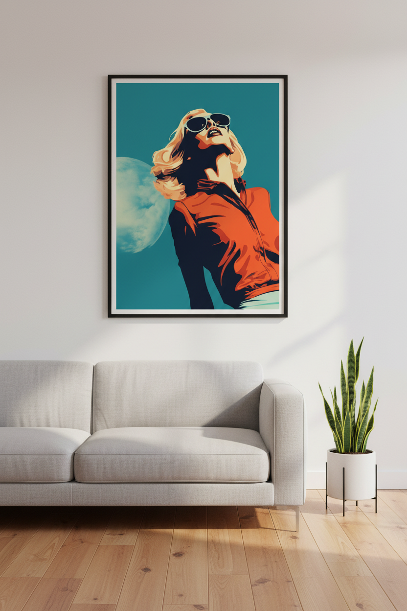 MXA 447- Diane Art Print- Premium Matte Paper Poster 21x29.7 cm / 8x12"